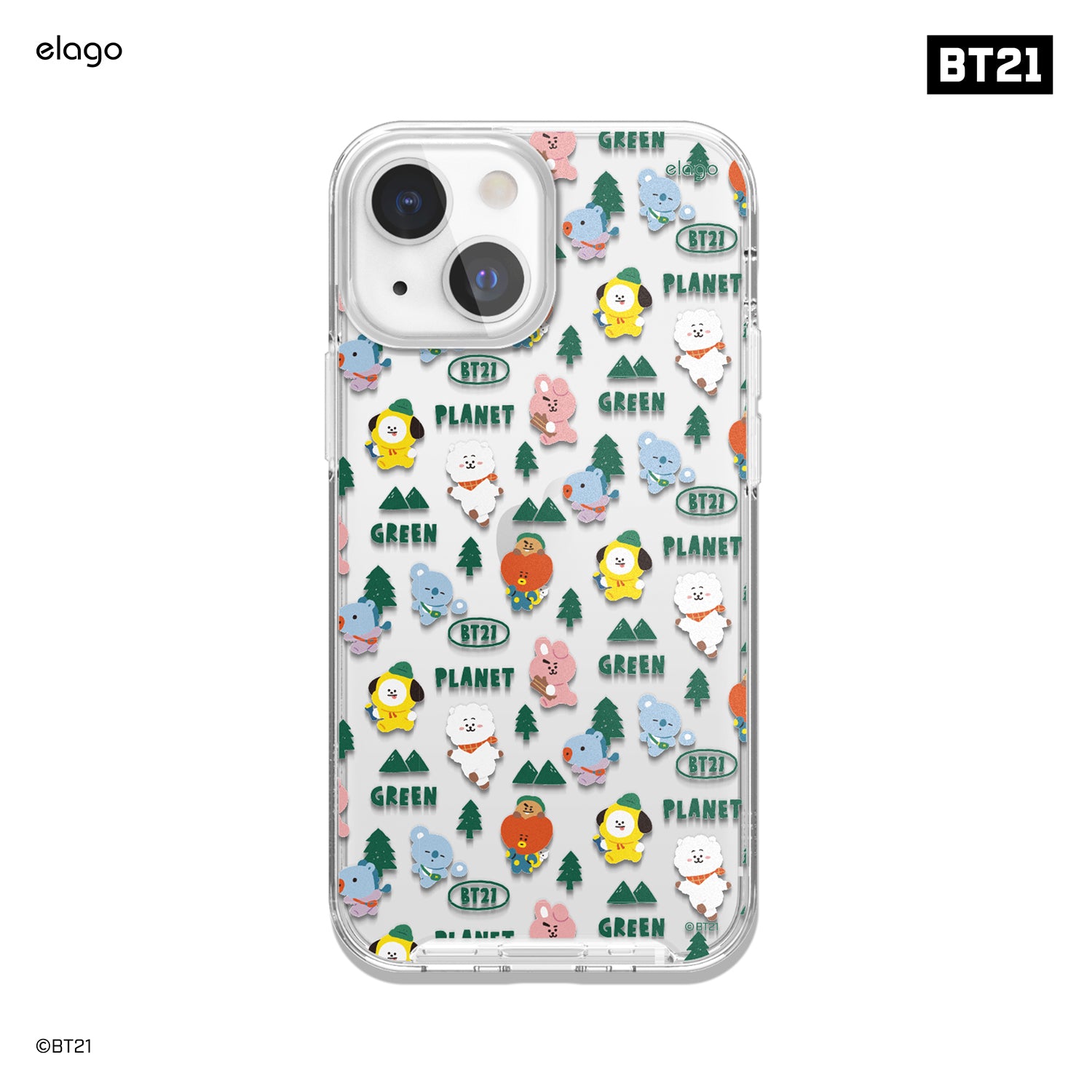 BT21 | elago Green Planet Case [2 Styles]