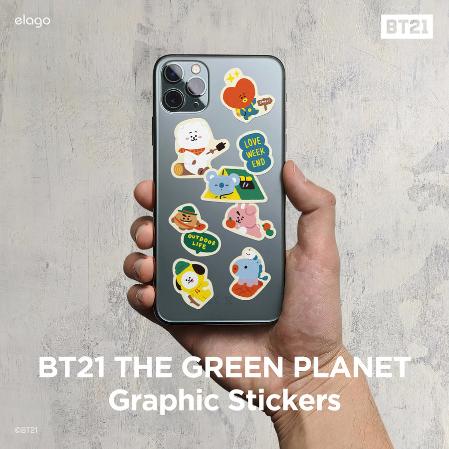 BT21 | elago Green Planet Case for iPhone 13 Pro Max [2 Styles]