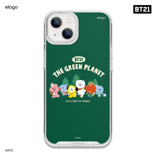 BT21 | elago Green Planet Case for iPhone 13 [2 Styles]