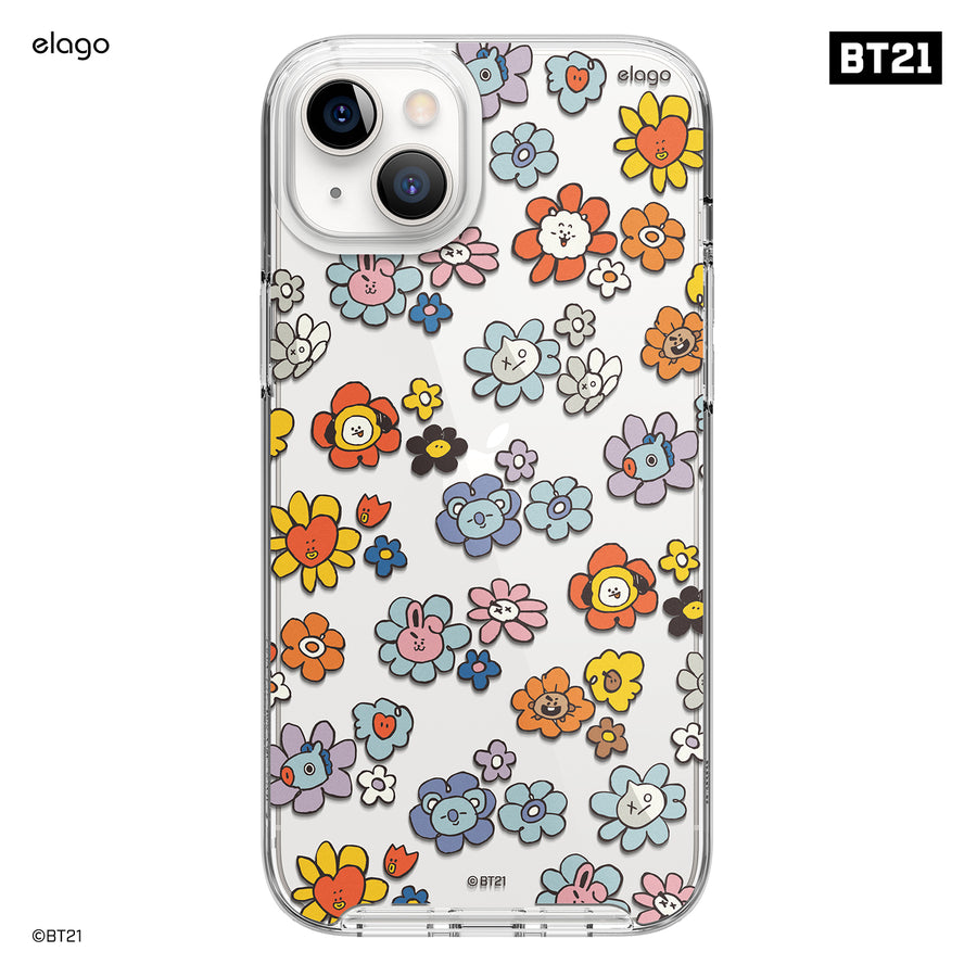 BT21 | elago Flower Case for iPhone 14 Plus [2 Styles]