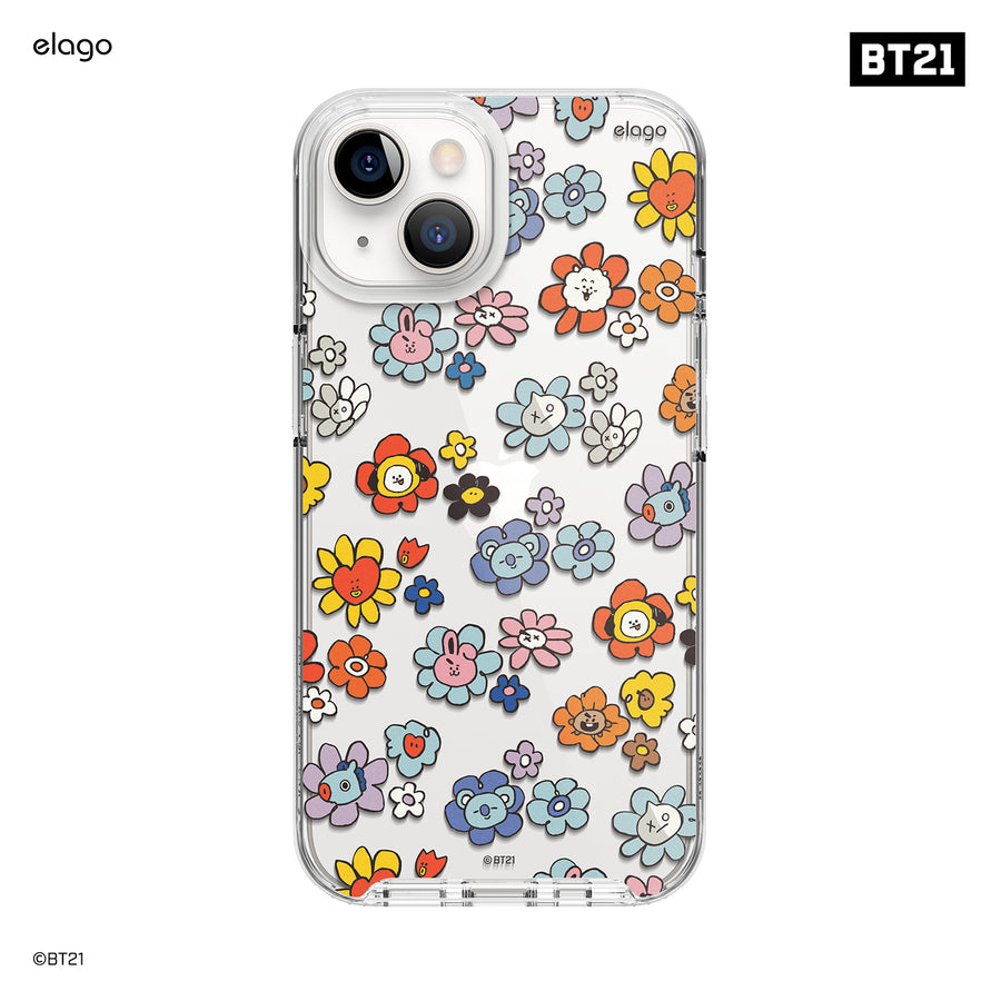 BT21 | elago Flower Case for iPhone 14 [2 Styles]