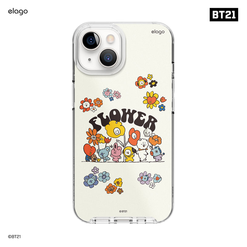 BT21 | elago Flower Case for iPhone 14 [2 Styles]