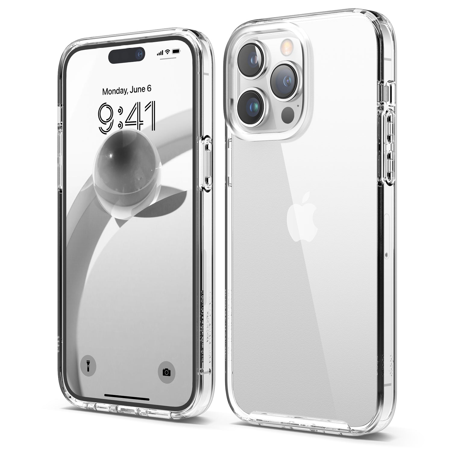 Hybrid Clear Case for iPhone 14 Pro Max | Elago Black Hybrid Clear Case for iPhone 14 Pro Max | Elago Black