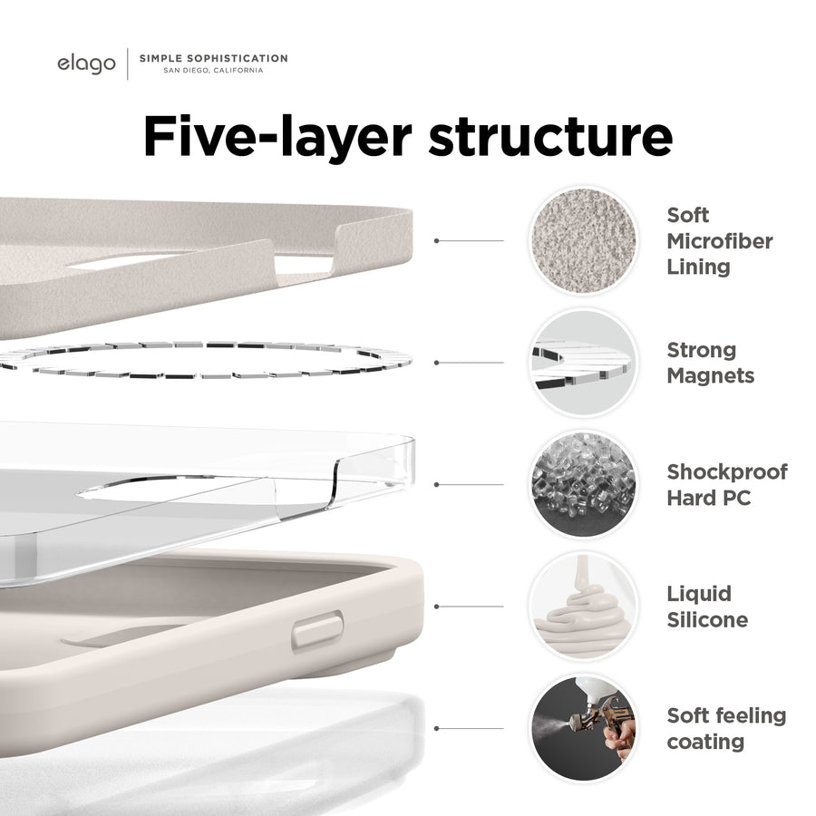 MagSafe Silicone Case for iPhone 14 Pro [5 Colors]