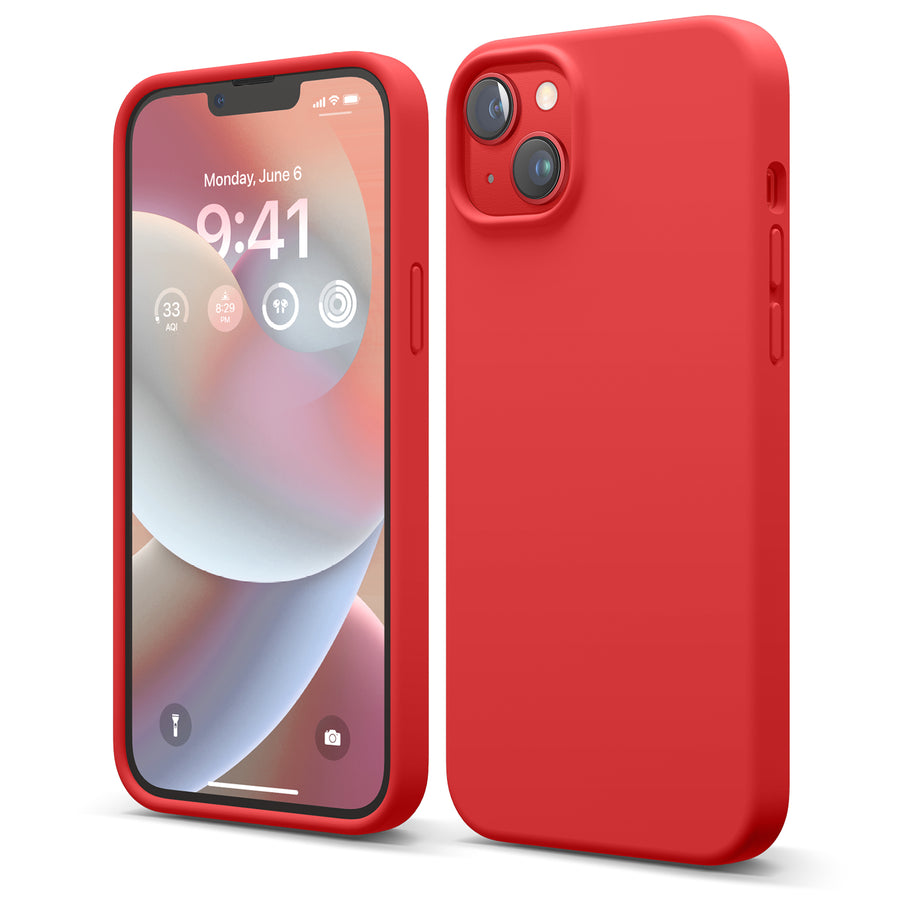 Funda de silicón con MagSafe para el iPhone 14 Plus - (PRODUCT)RED