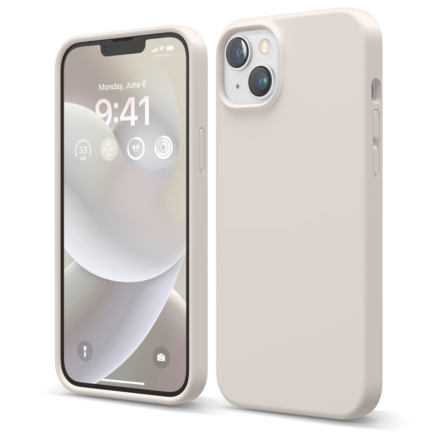 Elago Premium Silicone Case for iPhone 14 Plus Stone Elago Premium Silicone Case for iPhone 14 Plus Stone