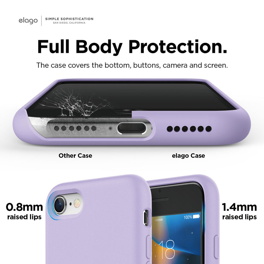 Liquid Silicone Case for iPhone SE 2022 / 2020 [5 Colors]