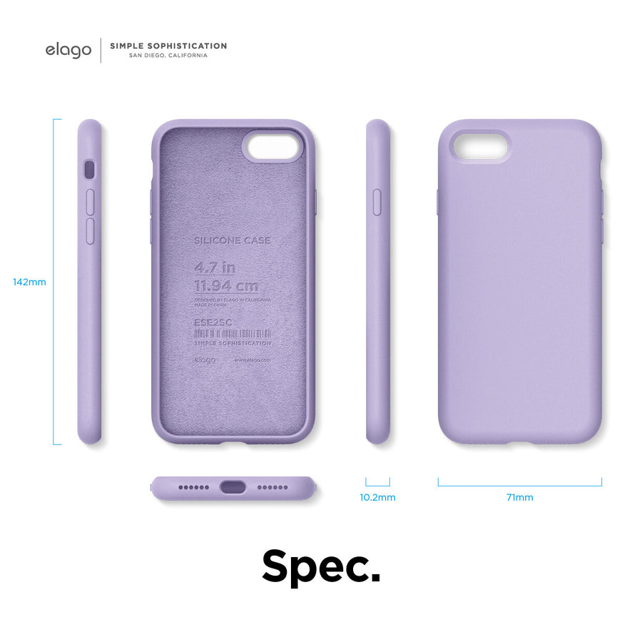 Liquid Silicone Case for iPhone SE 2022 / 2020 [5 Colors]