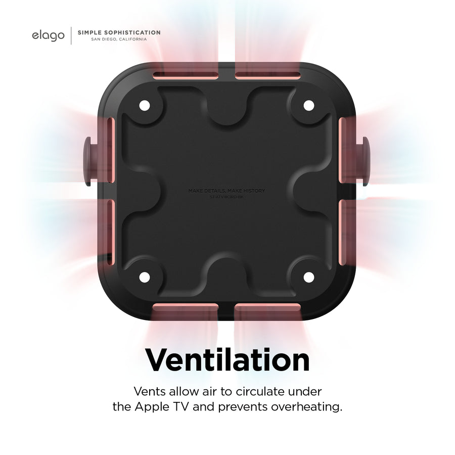 Multi Mount for Apple TV 2022 4K 3rd Gen [Black]