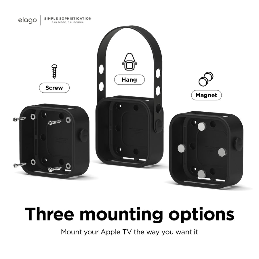 Multi Mount for Apple TV 2022 4K 3rd Gen [Black]