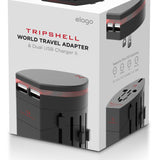 Tripshell World Travel Adapter & Dual USB Adapter 2