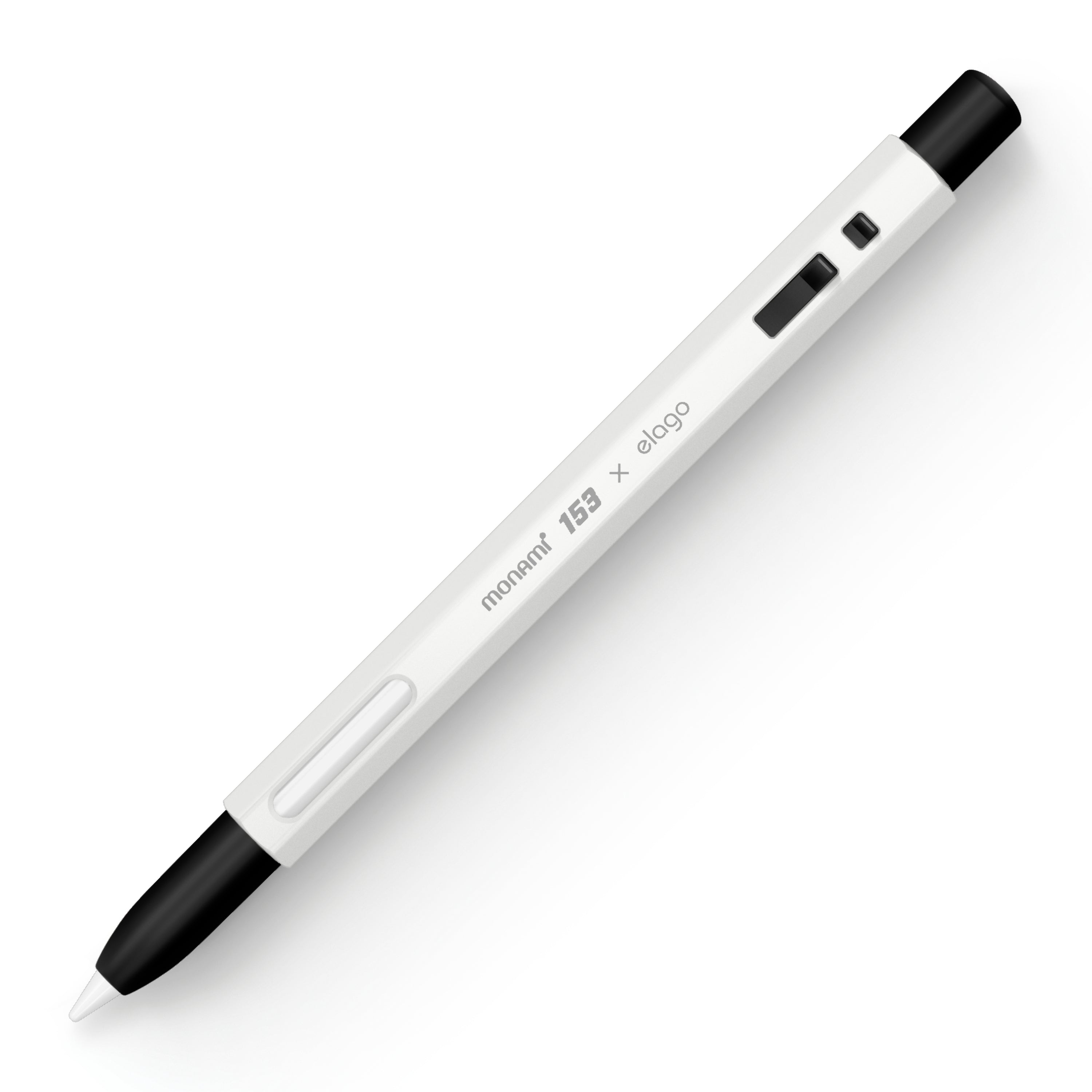 White Apple Pencil case designed for 2nd generation models, featuring a sleek Moko Apple Pencil case design with USB-C cover. A durable case for Apple Pencil 2nd generation.
