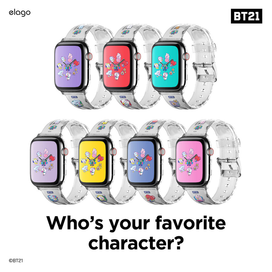 BT21 | elago 7 Flavors Strap for Apple Watch [8 Styles] [2 Sizes]