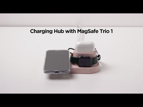 Trio 1 Charging Hub for Apple Devices (MagSafe) [3 Colors]