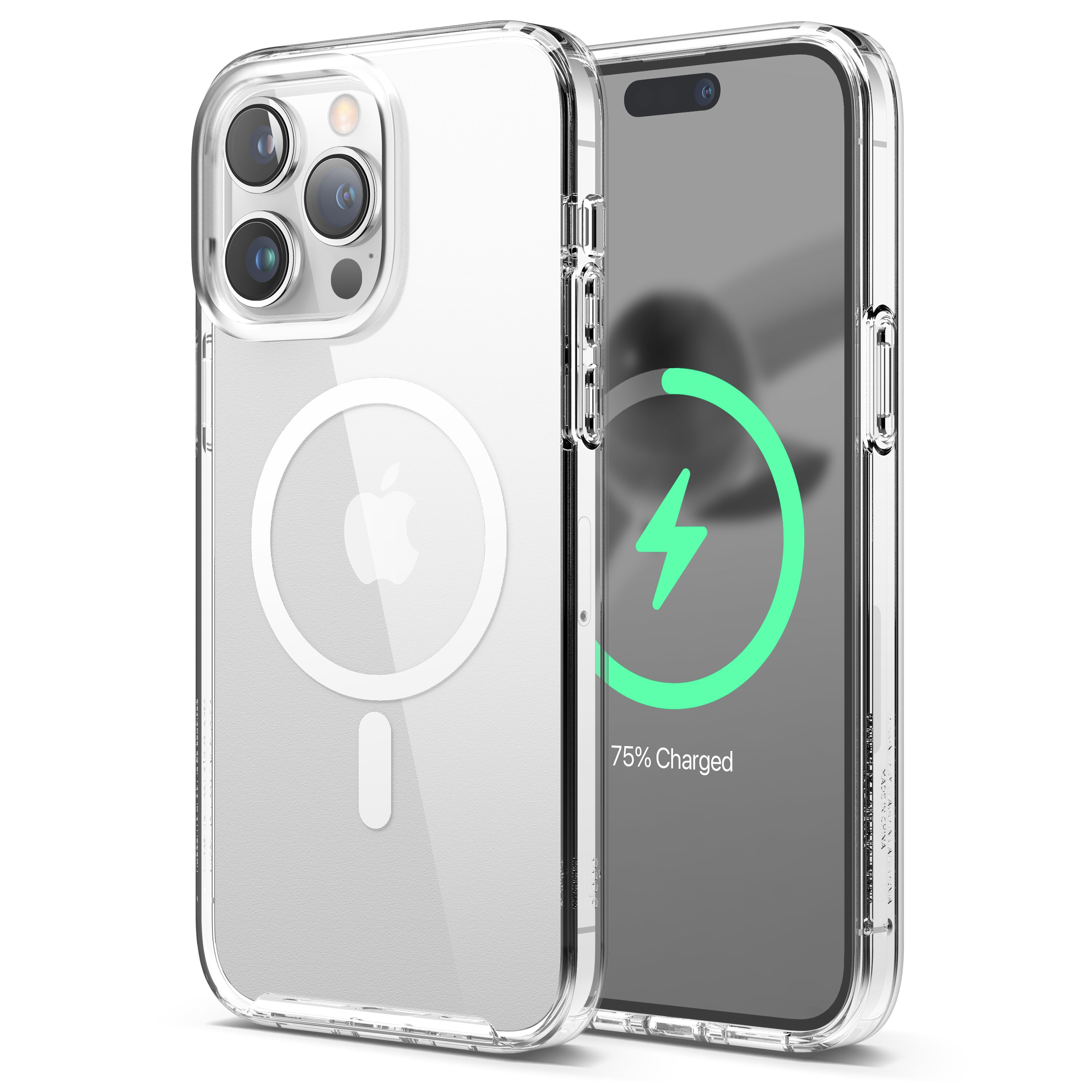 Clear iPhone 14 Pro Max case for a sleek, minimalist look. Apple clear case for iPhone 14 Pro Max offering lightweight protection. Apple iPhone 14 Pro Max clear case with MagSafe for easy attachment and charging.